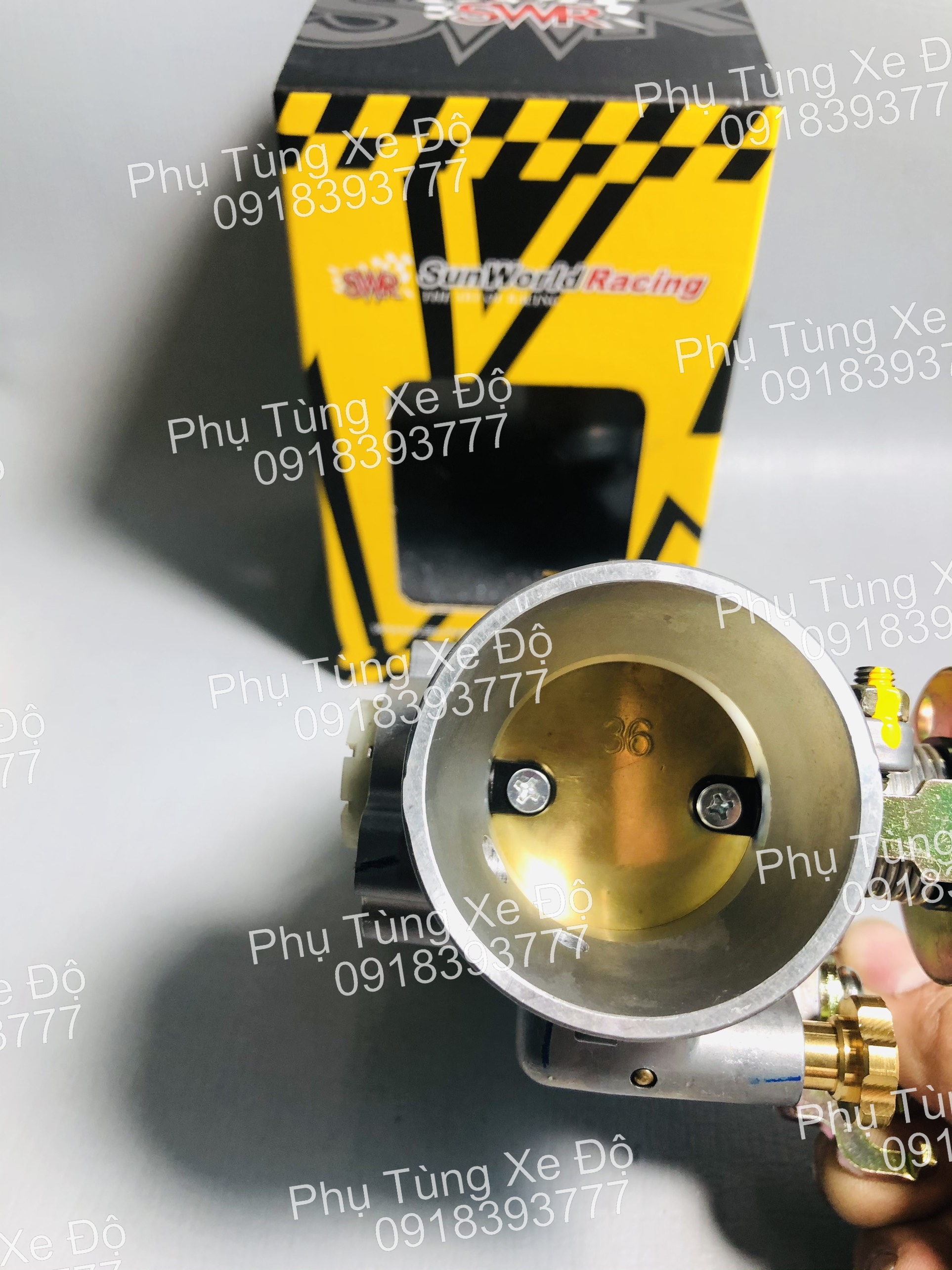 Họng xăng SWR Satria F150 ( Họng 36mm )