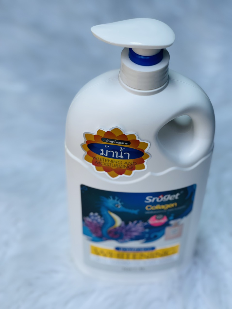 Sữa tắm Trắng da chóng nắng 1,5L Thái Lan (SPF50+++: Sroget Collagen,  Sroget Olive), (SPF60+++: Sroget Pertume, Sroget Luxury)