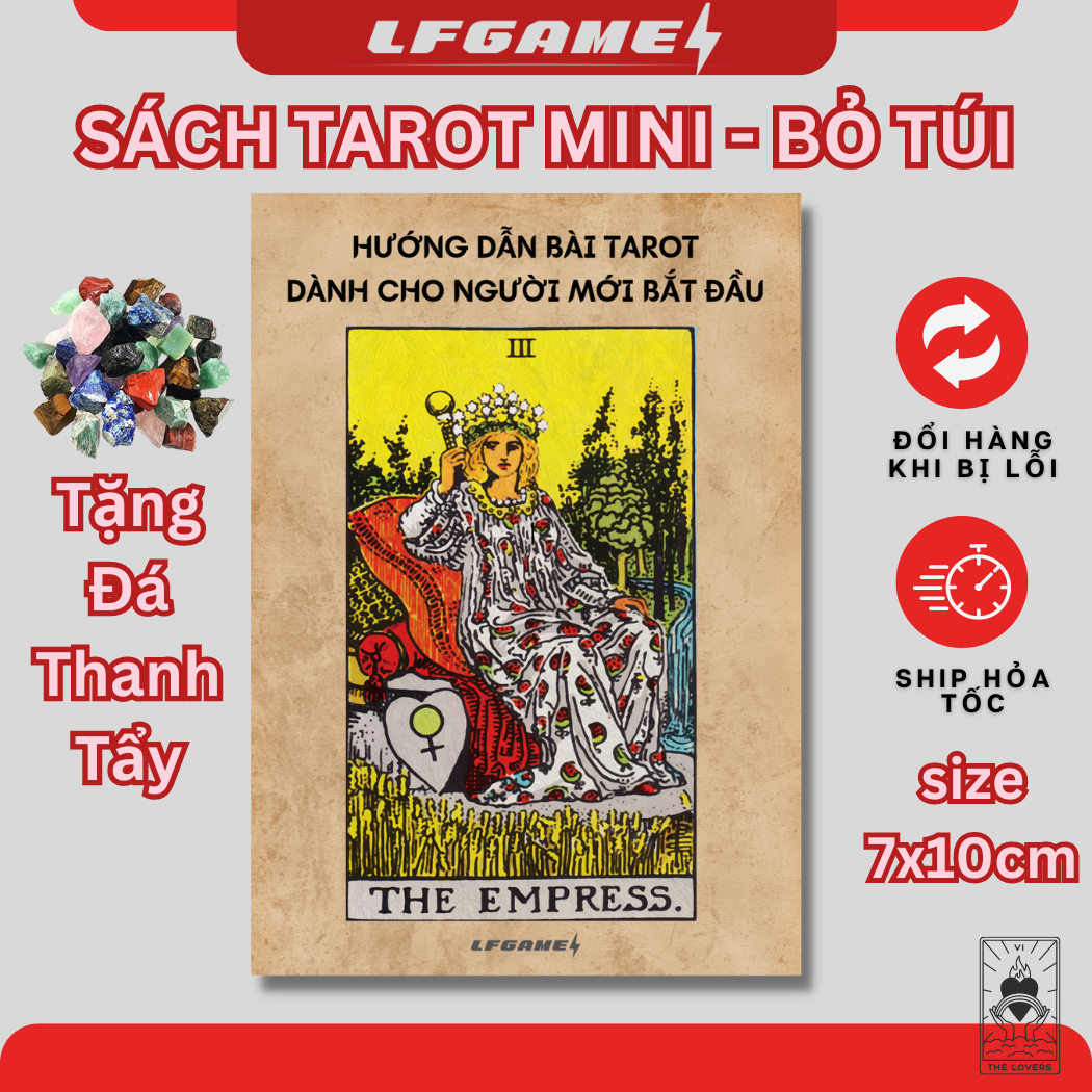 Hướng dẫn xem tarot cho người mới bắt đầu tarot 78 lá size bỏ túi sách - tarot bỏ túi - sổ tay