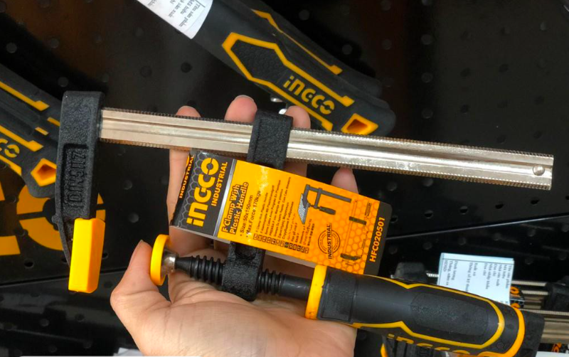 Kẹp gỗ chữ F INGCO HFC020501