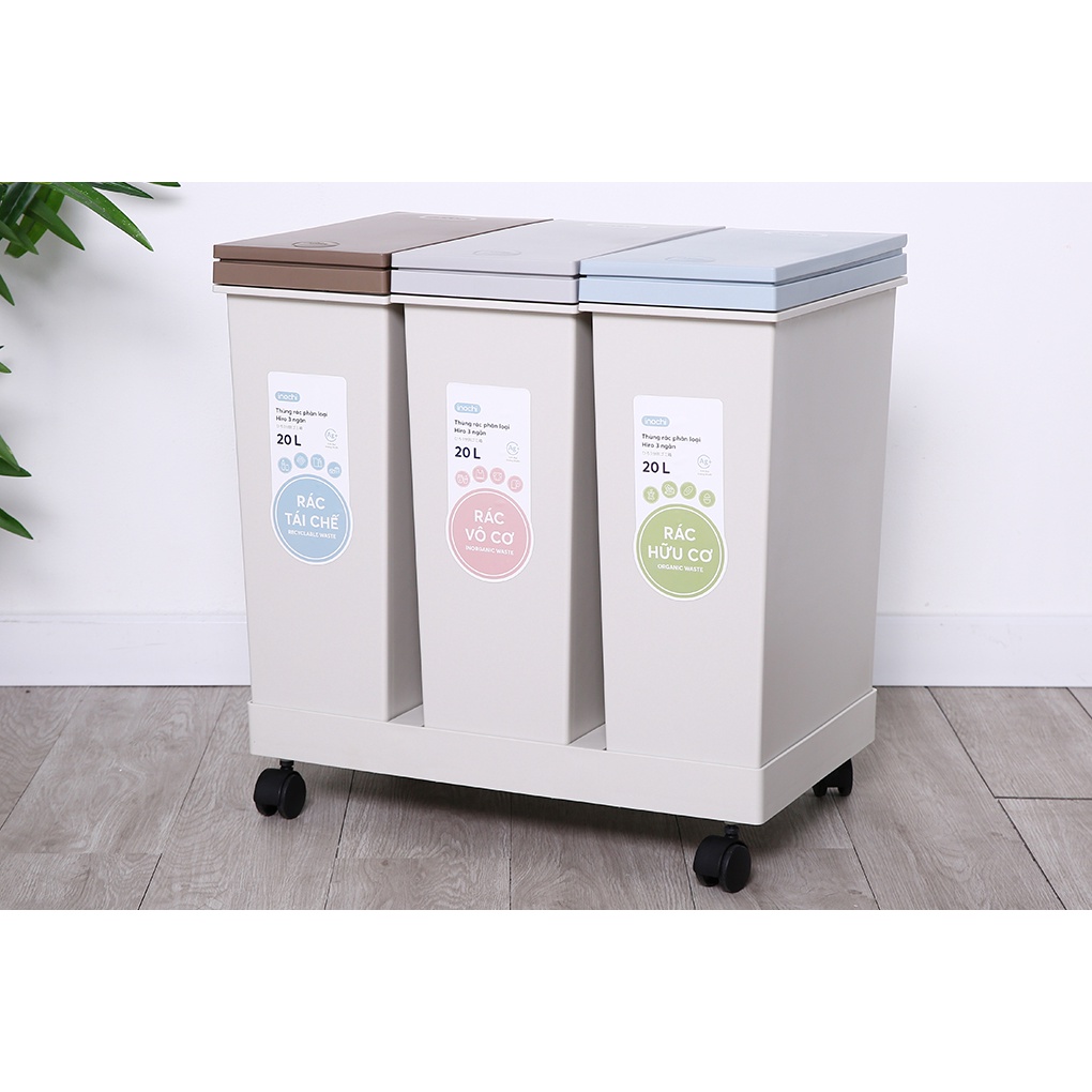 Sọt Rác Tròn Hiro 5L 10L 15L Có Móc Cài Túi Tiện Lợi Sọt Đựng Rác Gia ...