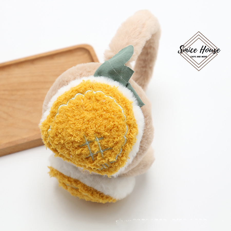 Chụp tai giữ ấm bằng lông chống ồn hình thú siêu cute bịt tai dễ thương