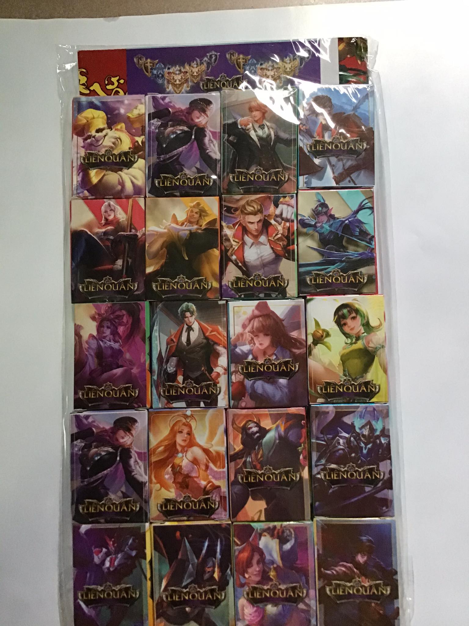 [HCM]Vỉ bài liên quân mini 20 hộp