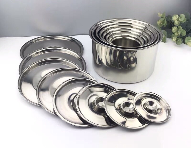 Thố cơm , thố trộn inox có kèm nắp nhiều size