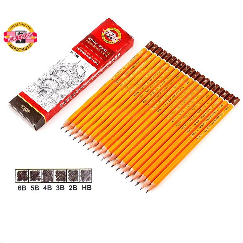 Bút Chì Phác Thảo KOH-I-NOOR Hardmuth (Cây Lẻ)