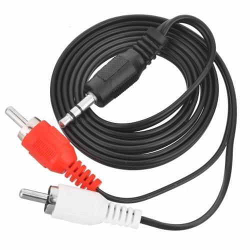 (HCM) Dây loa 1 đầu 3.5 ra 2 AV dài 20m
