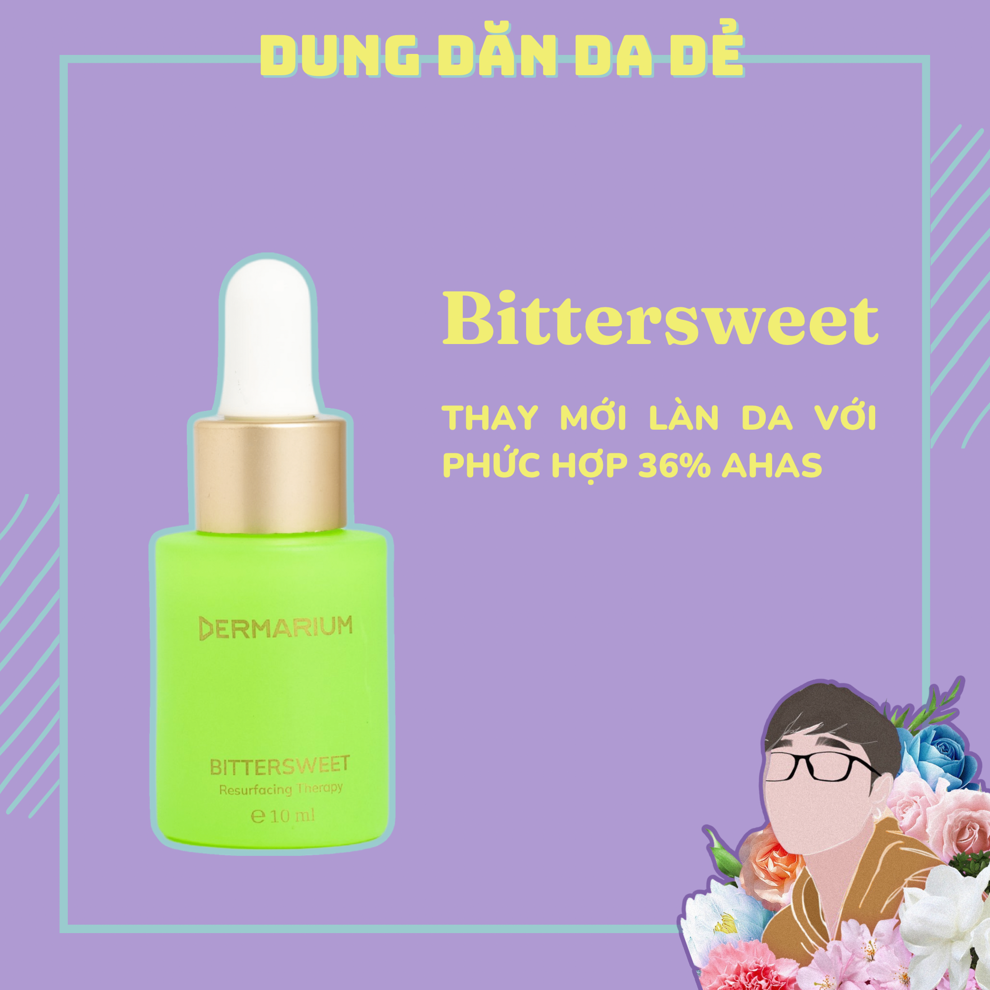 Bittersweet Home Peel Solution Dermarium Tinh Chất Tẩy Tế Bào Chết Hoá Học
