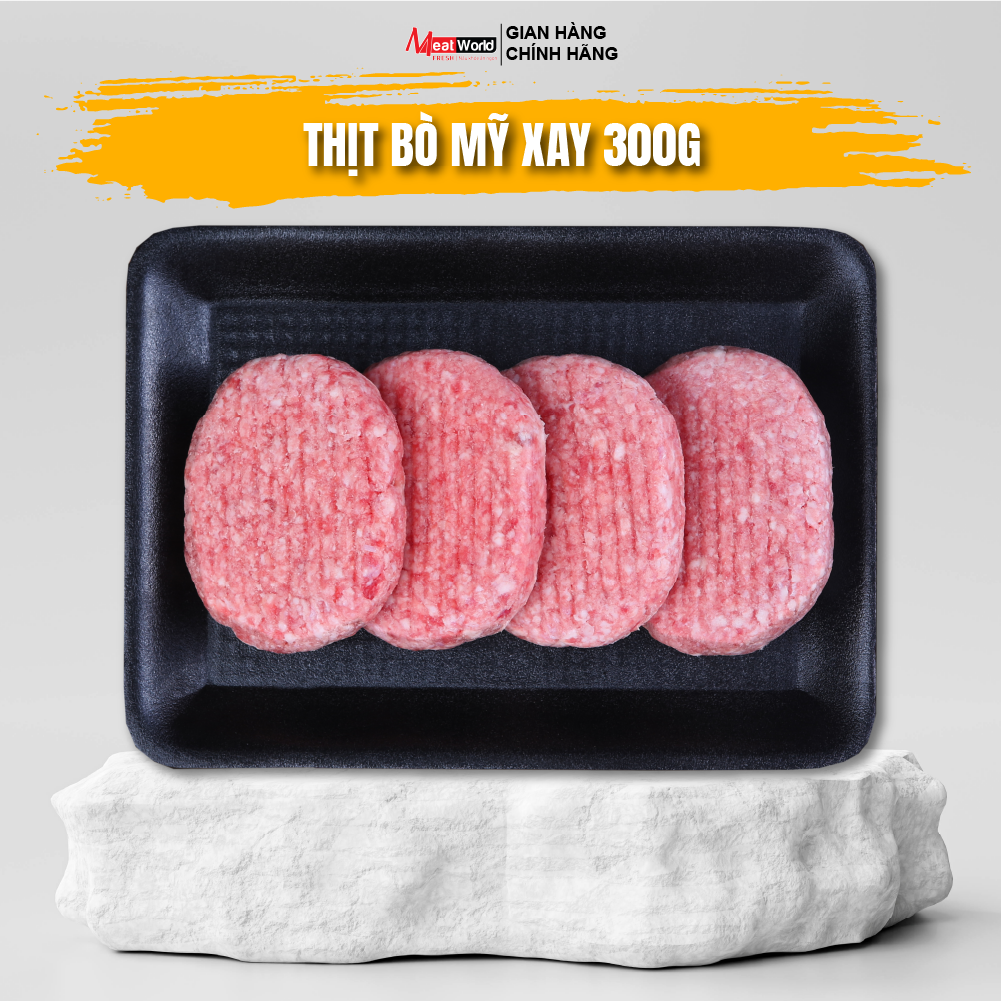 Thịt Bò Mỹ Xay Meat World 300g - Minced U.S Beef