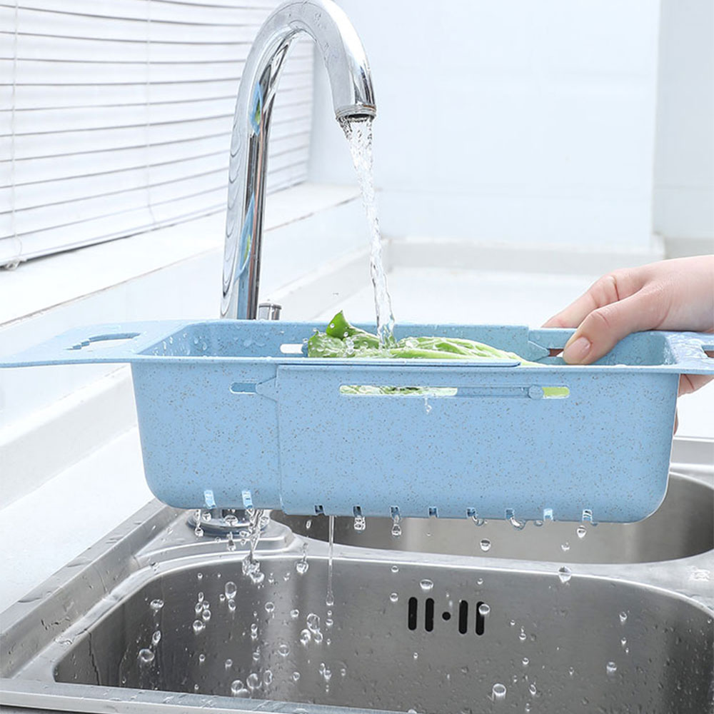 Rổ gác bồn rửa lúa mạch rút gọn