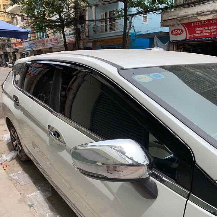 [Bọc hộp chống gãy] Vè che mưa Xpander [2019-2022]-chỉ Inox+Đen