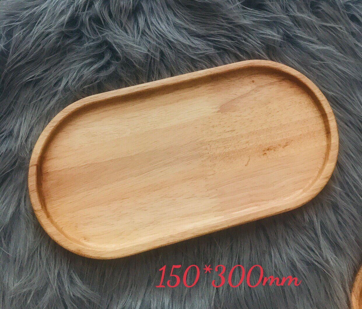 Khay gỗ Oval decor