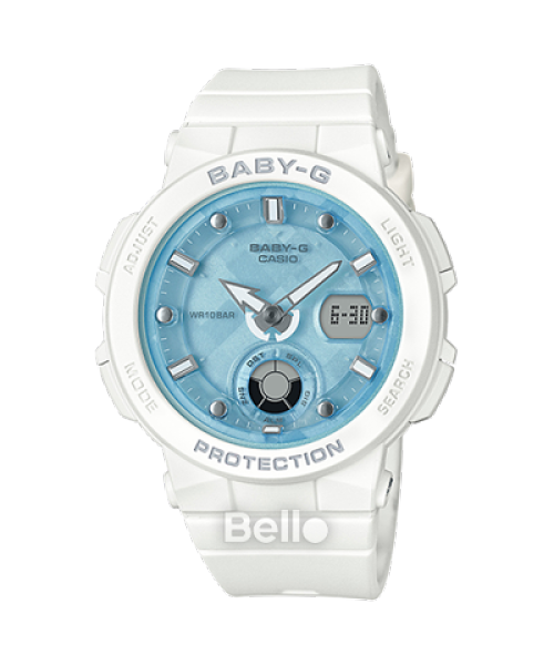 Đồng hồ Casio Baby-G Nữ BGA-250-7A1DR chính hãng  chống va đập, chống nước 100m - Bảo hành 5 năm - Pin trọn đời