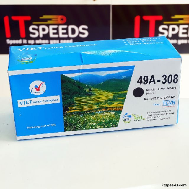 Hộp mực 49a 53a canon 3300 viettone