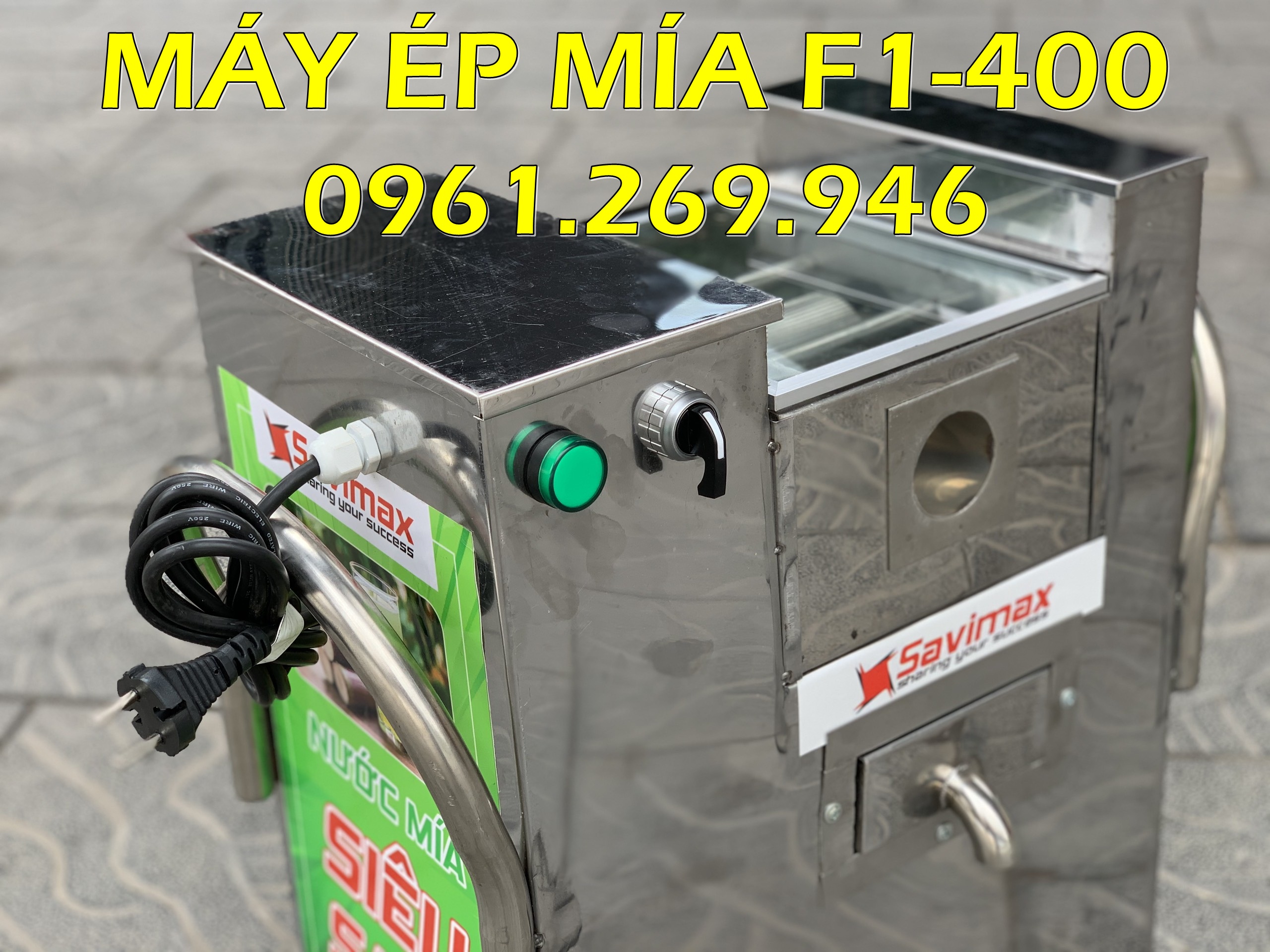 Máy ép mía để bàn F1-400 siêu sạch