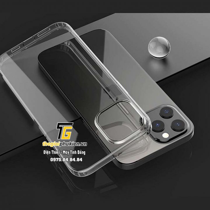 Ốp lưng iPhone 13 Pro, 13 Pro Max silicon dẻo trong suốt