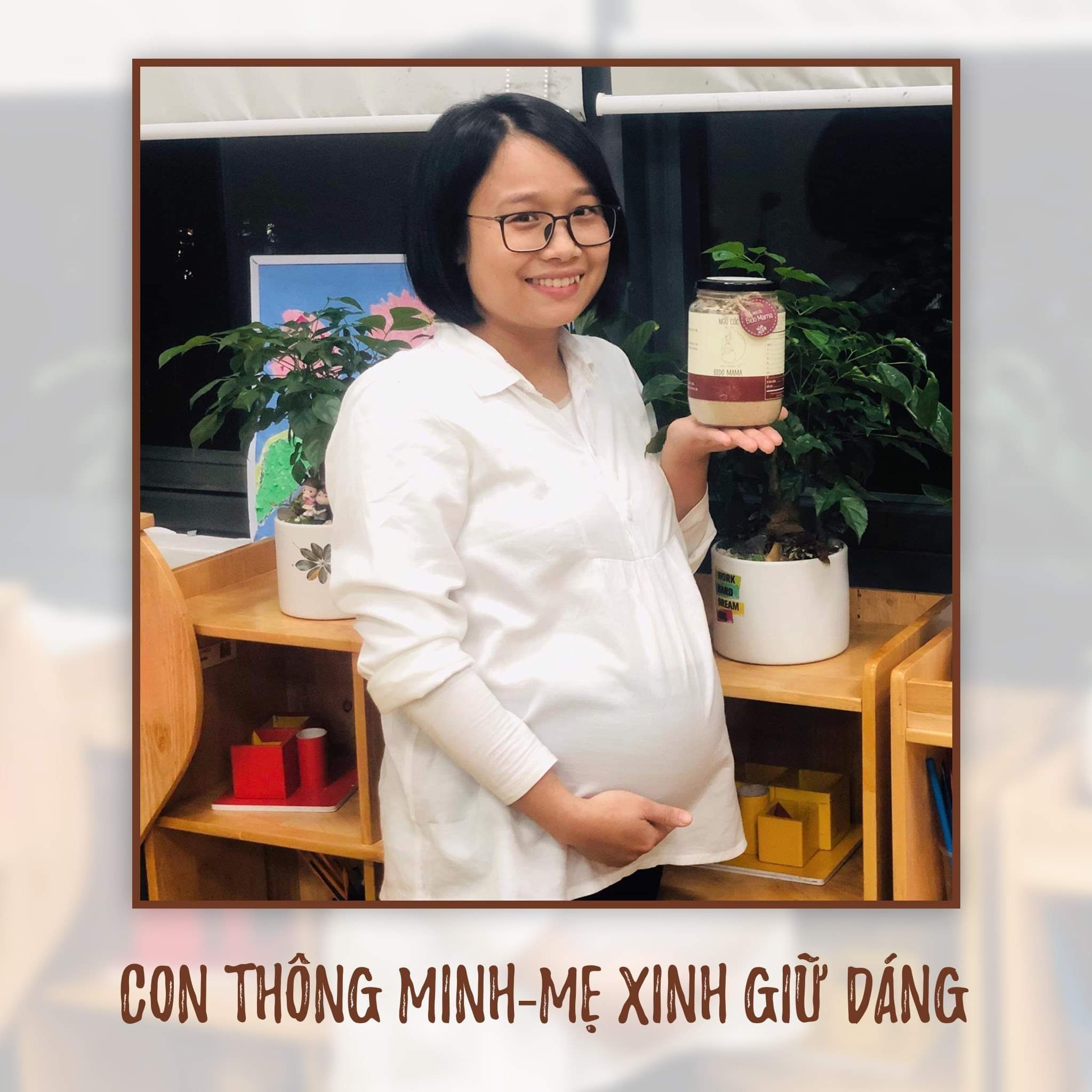 Combo 2 hộp ngũ cốc bầu Bidomama