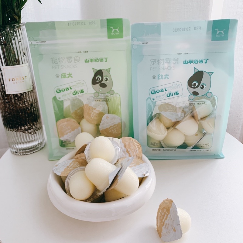 Pudding Sữa Dê Cho Chó Bổ Sung Canxi (15g*15 viên)