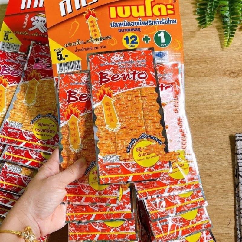 [Dây 13 gói] Mực Bento Thái Lan - (4g/gói)