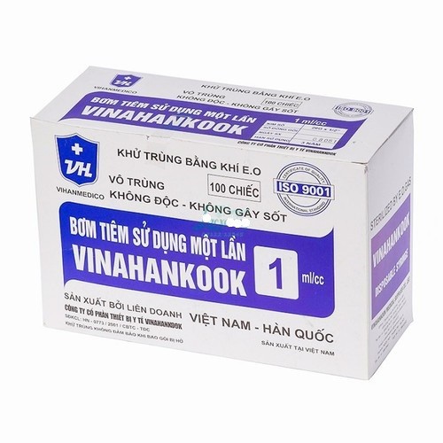 Bơm tiêm Vinahankook 1cc - Vinahankook 1cc