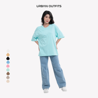 Áo Thun Nữ Tay Lỡ Form Rộng URBAN OUTFITS Local Brand Trơn Chất Vải thumbnail