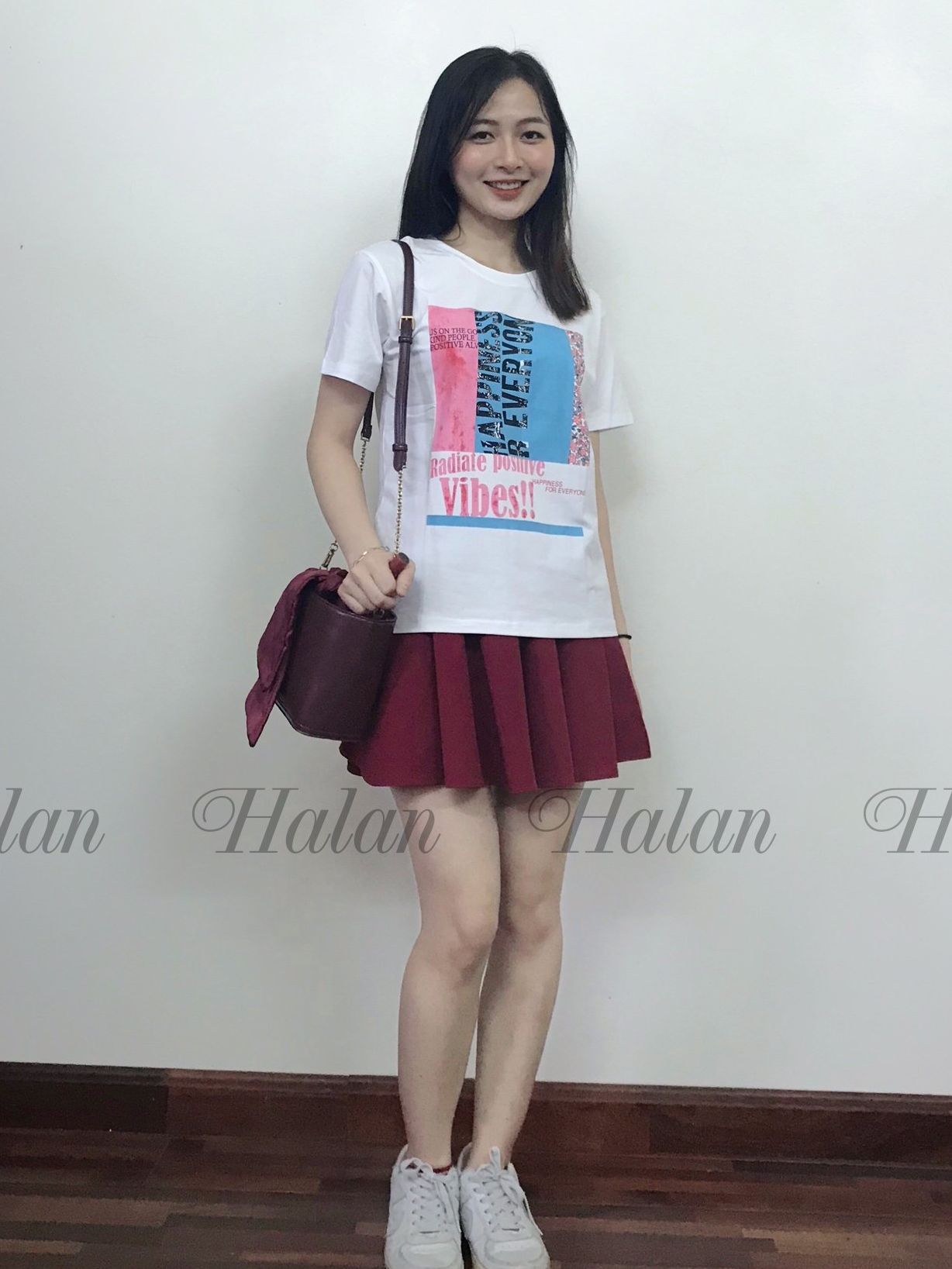 Áo Stra cao cấp thun xuất phông - Nữ