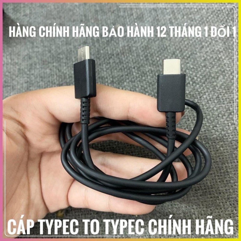 Dây cáp sạc nhanh Sam sung Note 10 zin công ty chân TypeC