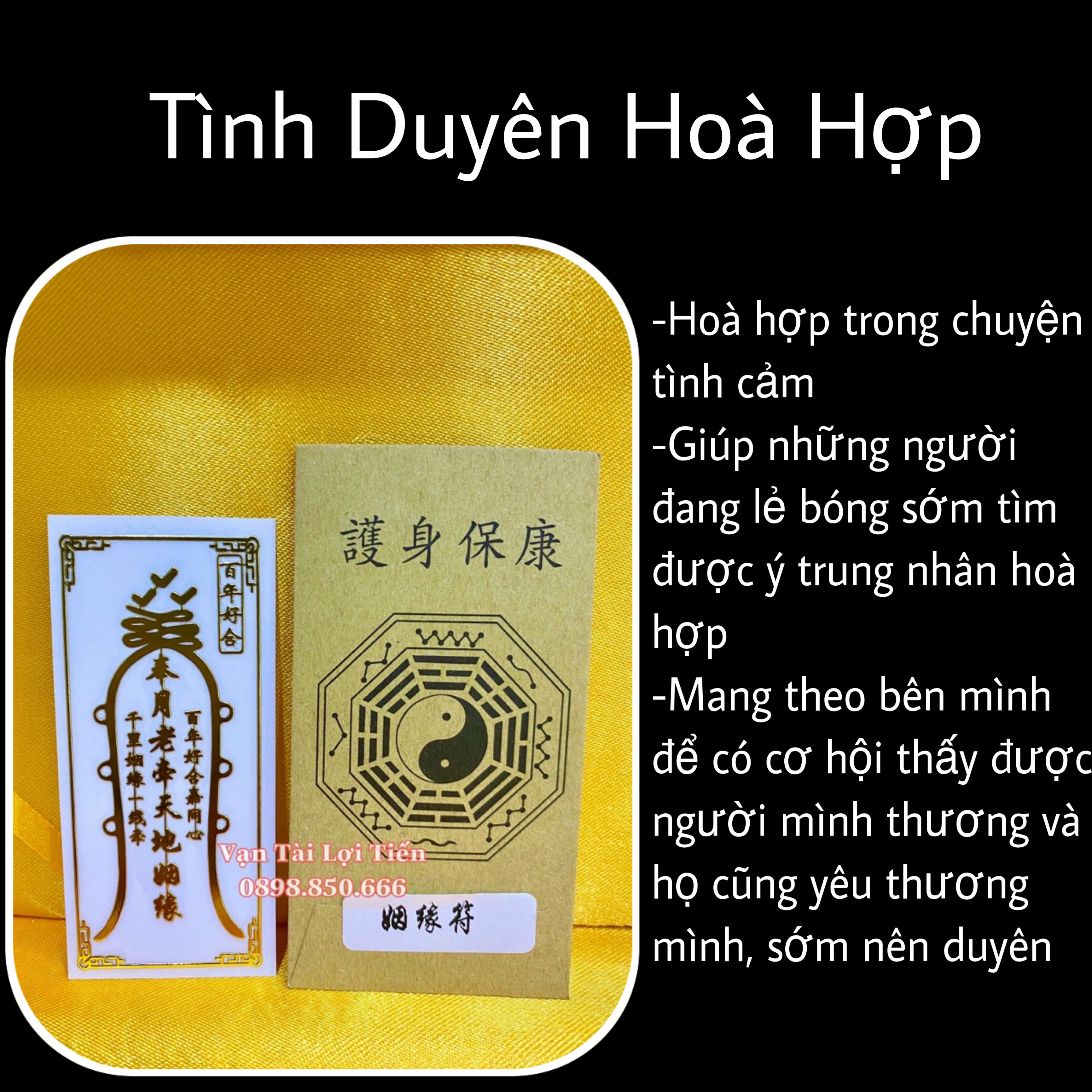 [HCM]Linh Phù Dán Tình Duyên Hòa Hợp