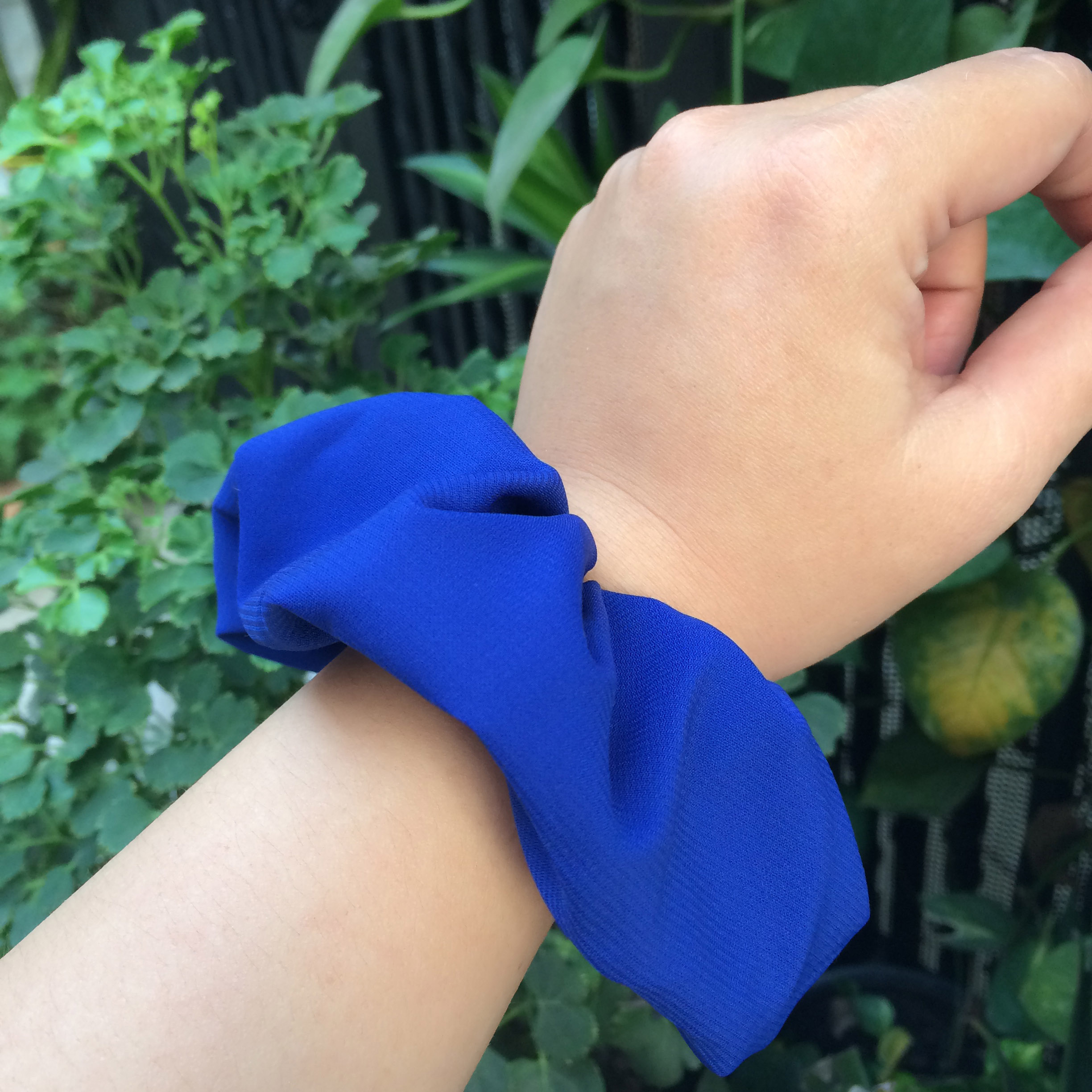 Dây cột tóc vải nữ scrunchies nhiều màu