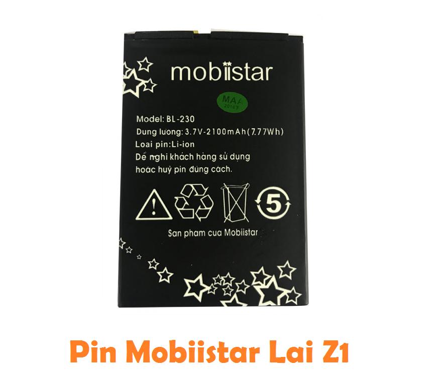 [HCM]PIN MOBIISTAR BL-230 / LAI Z / LAI Z1 BẢO HÀNH : 6 THÁNG