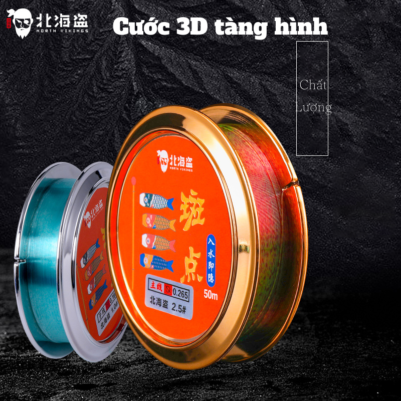 Cước Câu chuyên làm Trục , Thẻo cao cấp Hải Tặc Phương Bắc 50m