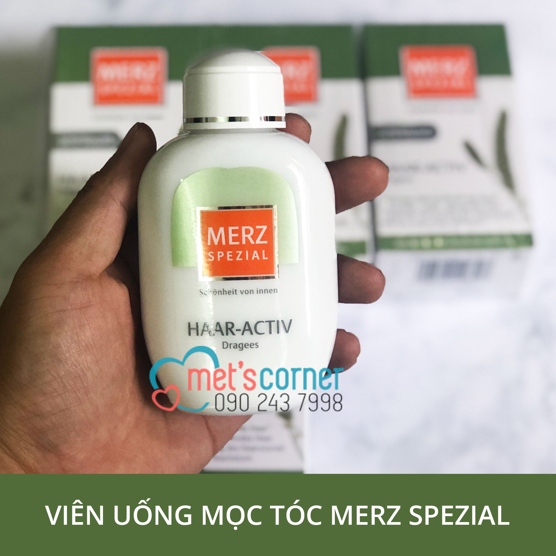 Merz Special Hair-Active Dragees chăm sóc tóc  xách tay Đức