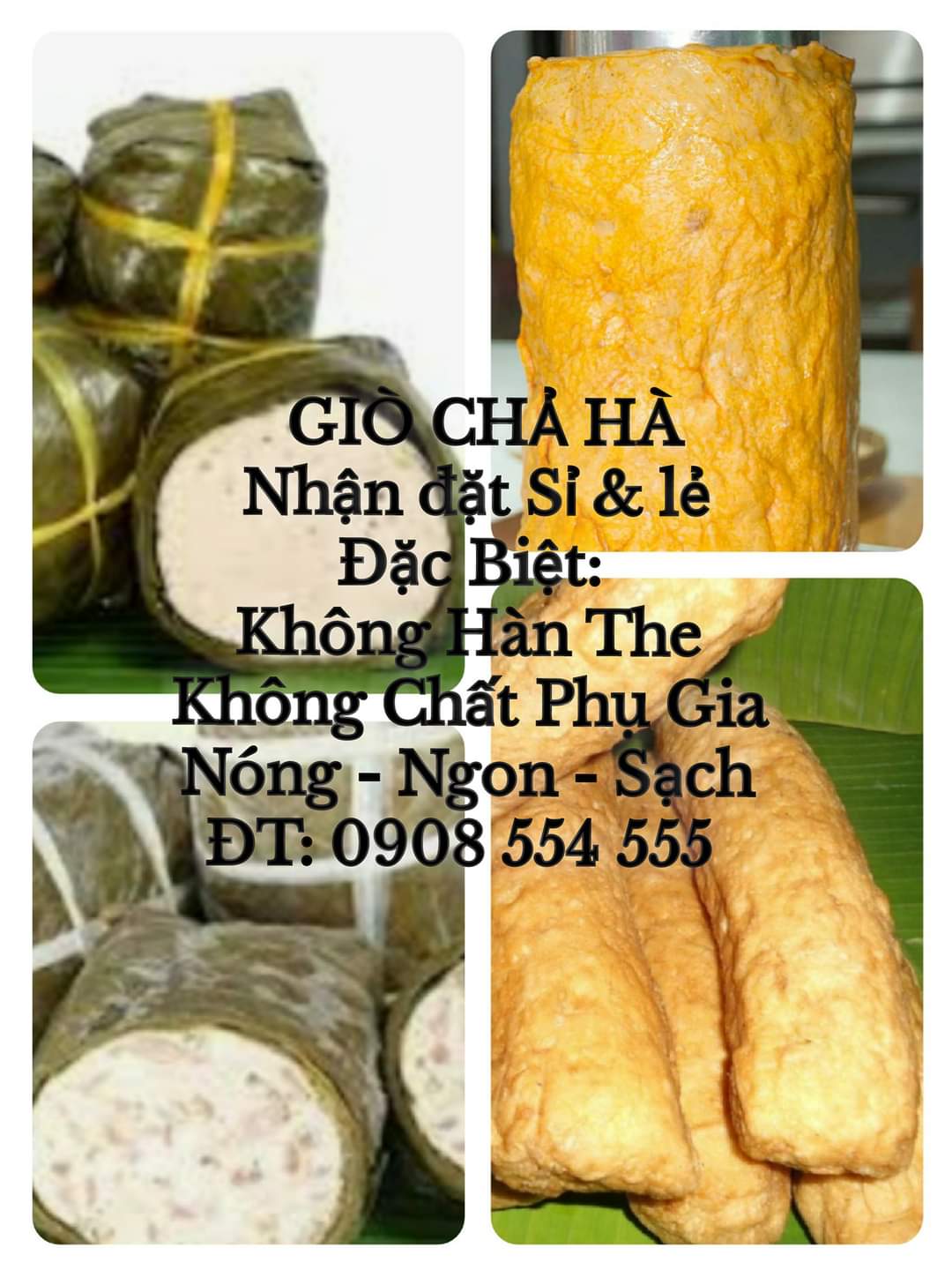 [HCM]Giò Chả NHÀ LÀM SẠCH SẼ CHẤT LƯỢNG