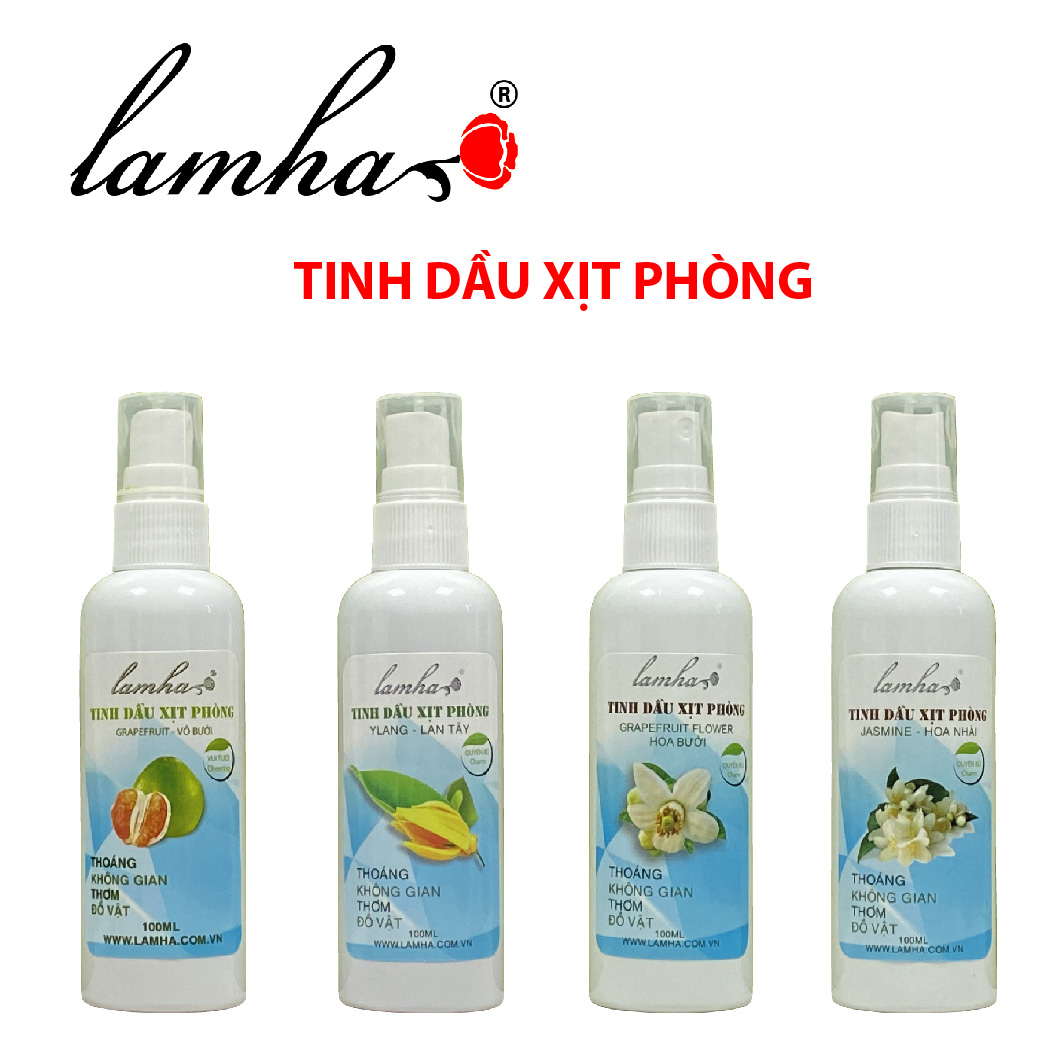 [18 mùi] Nước hoa xịt phòng LAMHA 100ml