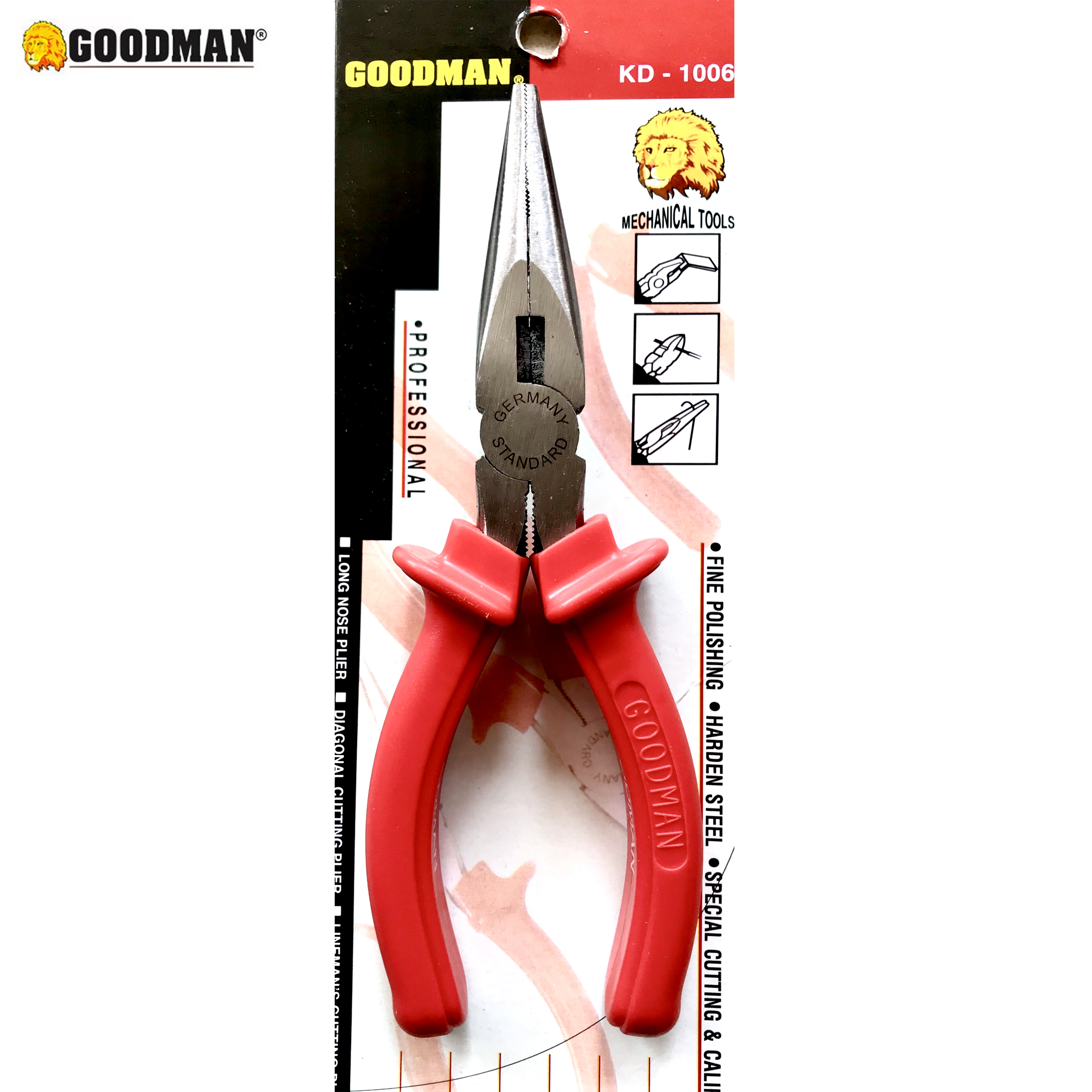 Kìm nhọn 6" GOODMAN