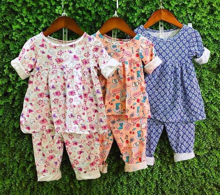 Đồ bộ tay dài  cho bé gái cực xinh -chat để chọn size