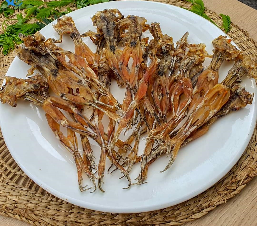 VŨ NỮ CHÂN DÀI 250gr  khô nhái đồng- Vựa Khô Nam Thiên