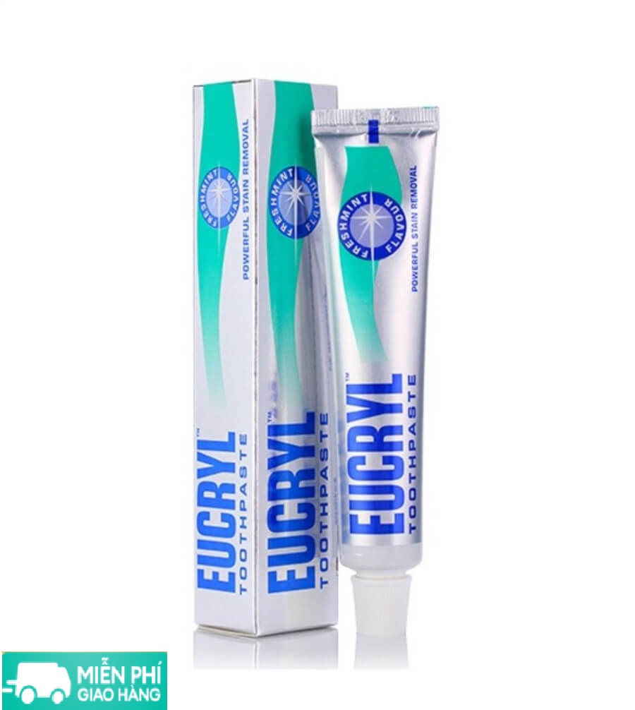 [HCM] Combo Kem Đánh Răng Eucryl 62g Và Bột Tẩy Trắng Răng Eucryl 50g