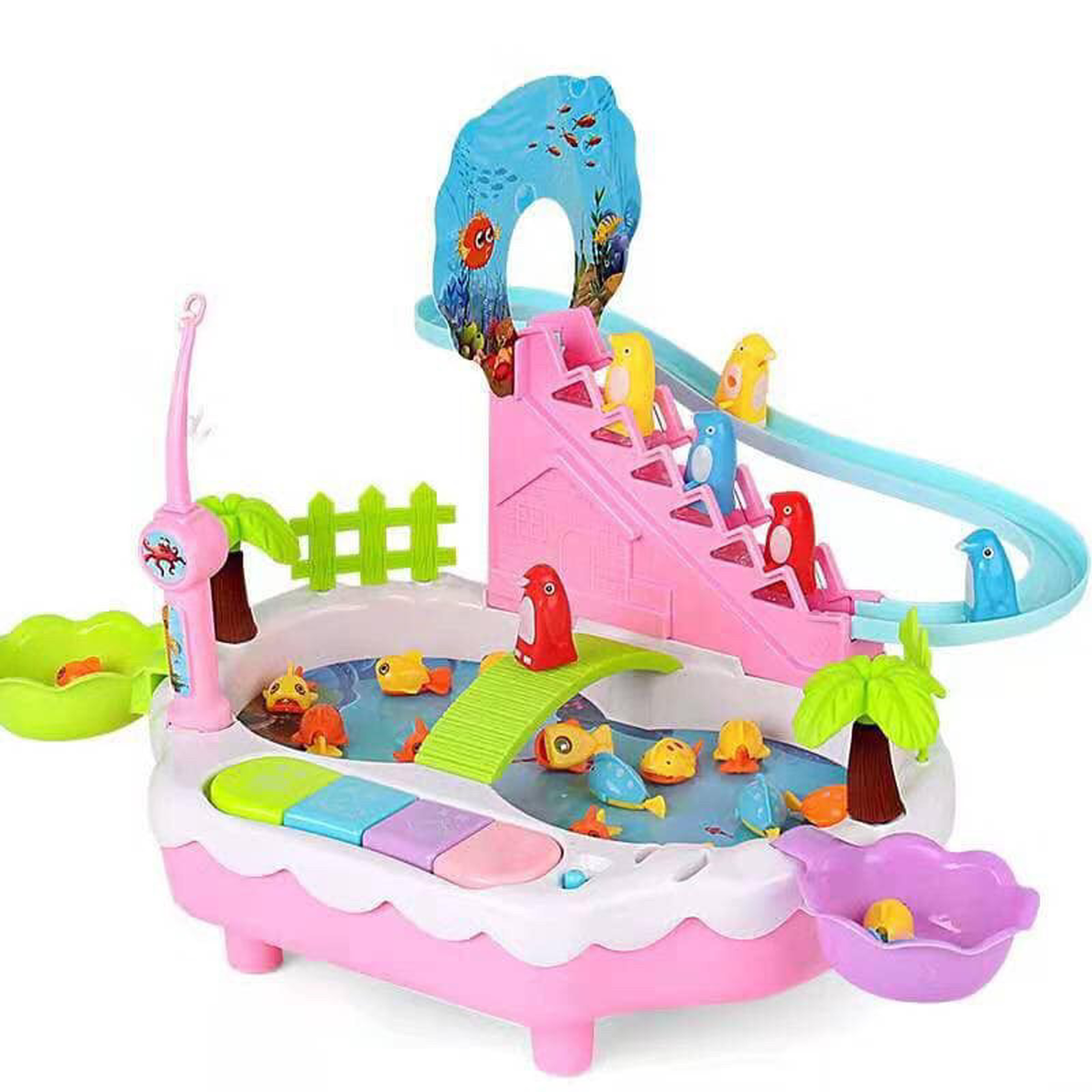 [HCM]Bộ Câu Cá & CHim Cánh Cụt Leo Thang