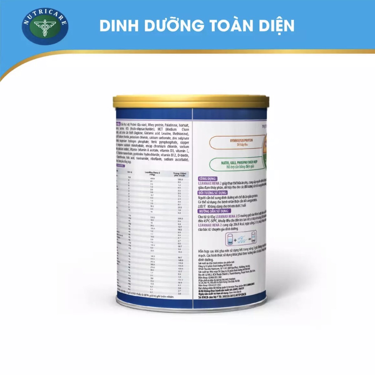 [HCM]sữa Leanmax Rena 2 400g - Cho người chạy thận lọc máu