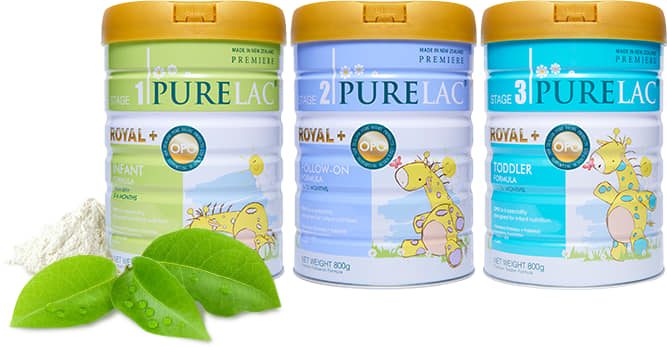Sữa bột PURELAC 800g cho trẻ 0-6 tháng tuổi nhập khẩu New Zealand