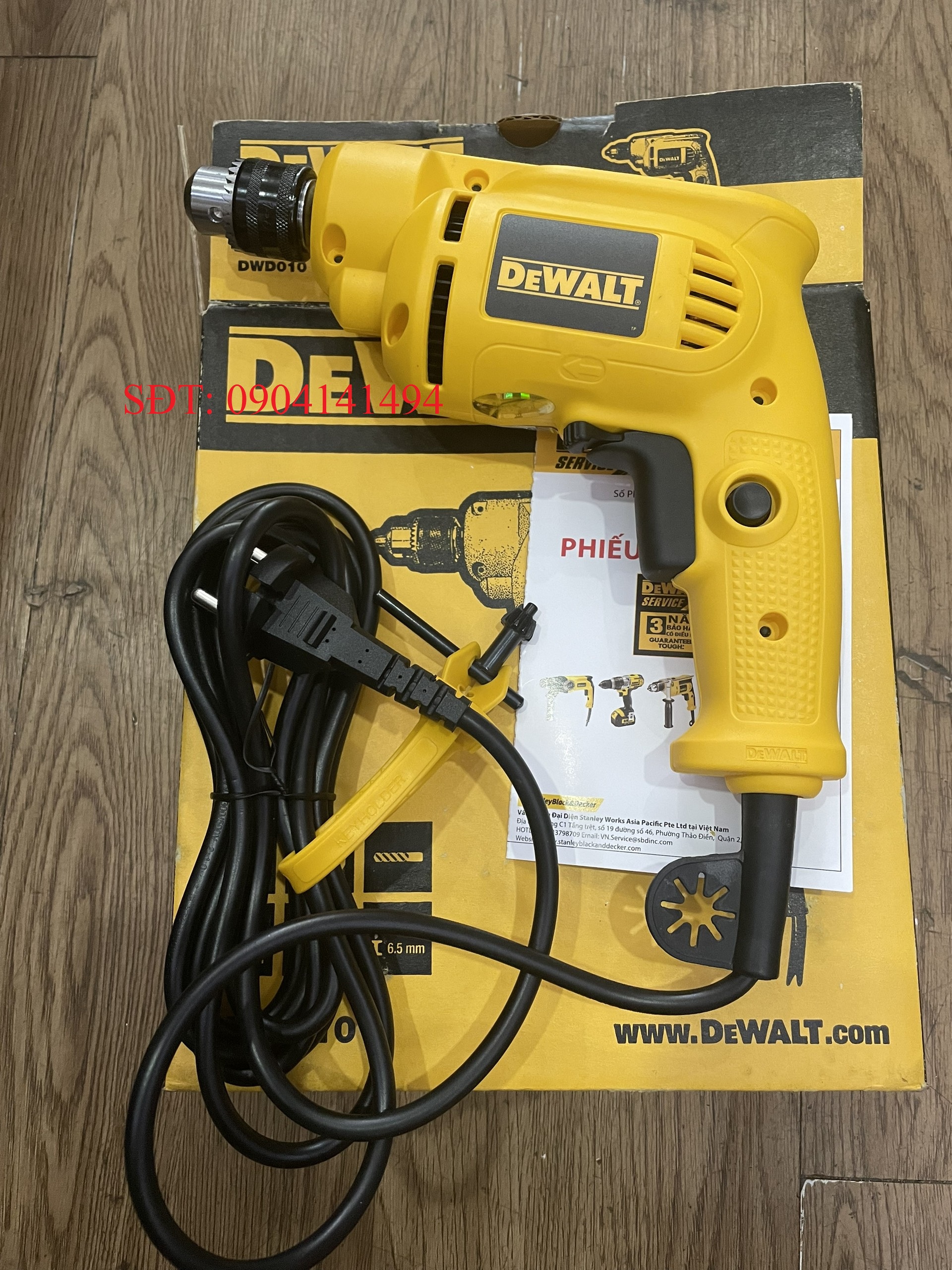 DeWALT - 380W - 6.5MM MÁY KHOAN SẮT ĐẢO CHIỀU - DWD010
