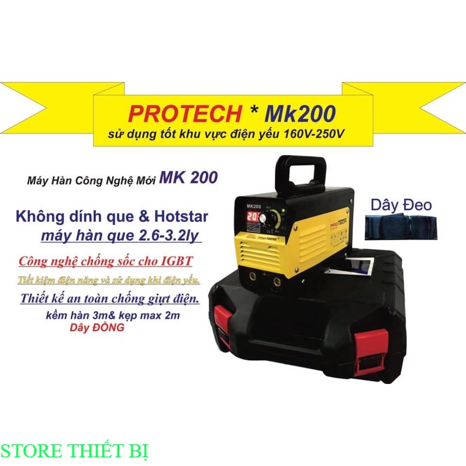 Máy hàn điện tử protech mk200 - có thùng nhựa store thiết bị