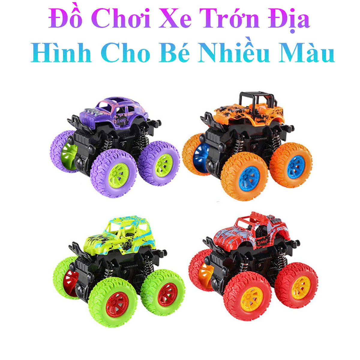 Đồ Chơi Xe Địa Hình Nhào Lộn Nhiều Màu