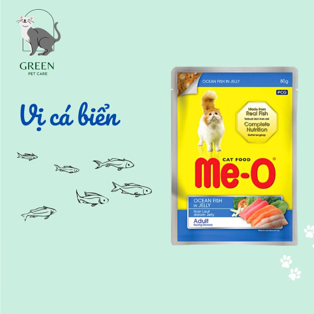 Pate Me-o cho mèo đủ vị - Gói 80gr