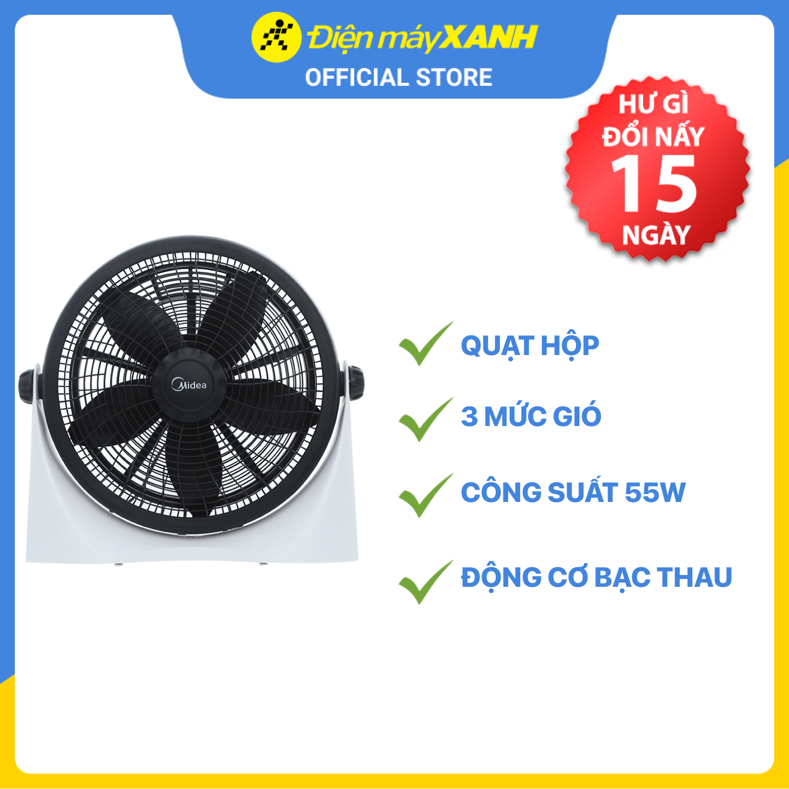 Quạt hộp Midea FB40-9H