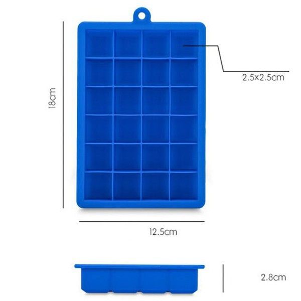 khay đá silicon có nắp (24 ô)