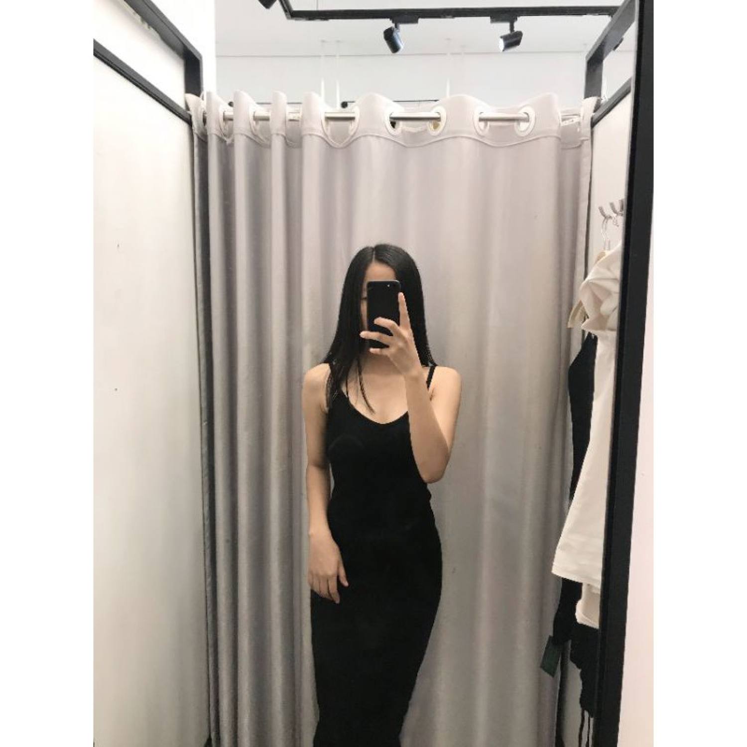 Váy Body đen dáng dài 2 dây siêu quyến rũ
