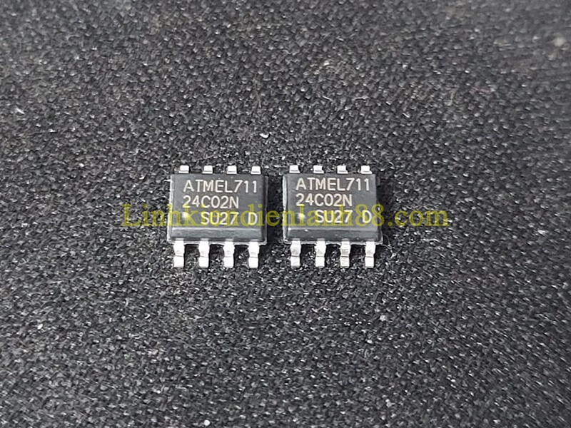 (5 CON) IC Nhớ AT24C02N 24C02 SOP8 MỚI