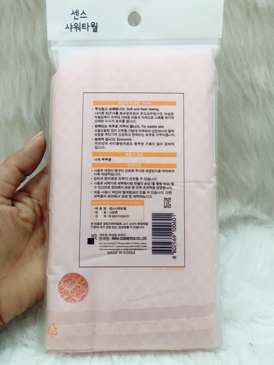 Khăn dây tắm Hàn Quốc Mira