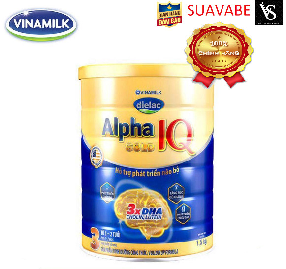 SỮA BỘT DIELAC ALPHA GOLD IQ 3 1400G (CHO TRẺ TỪ 1 - 2 TUỔI)